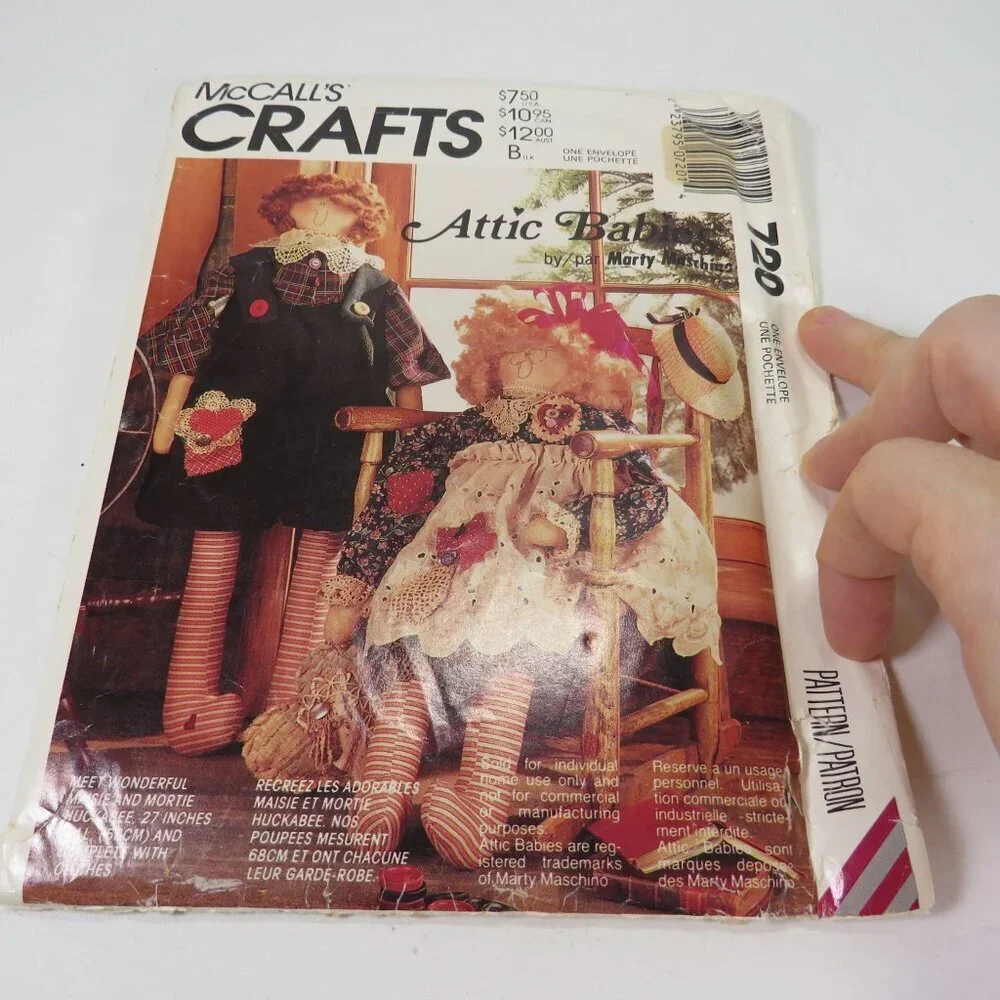 McCalls 720 Attic Babies Craft 27